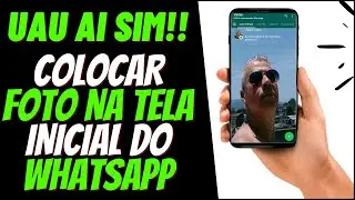 COMO COLOCAR FOTO NA TELA INICIAL DO WHATSAPP