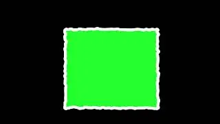 3 Wiggle Square Frames Green Screen | Free Green Screen Videos