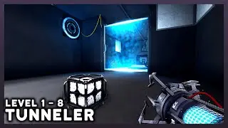 ROBLOX - Portal | Tunneler (Level 1- 8) | Full Walkthrough