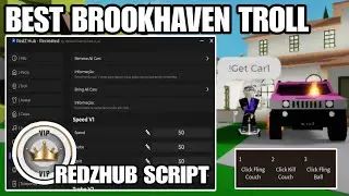 Brookhaven Script RedzHub Unlock All Premium Gamepass | ADMIN COMMANDS ROBLOX SCRIPT