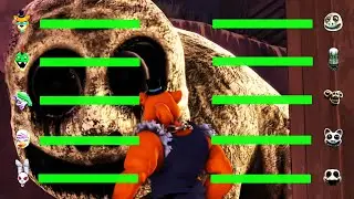 ZOONOMALY MONSTERS VS FNAF FURY RAGE ANIMATRONICS animation with HEALTHBARS