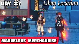 MARVELOUS MERCHANDISE EVENT!! DAY #7 [Merchant Liben Location] | Genshin Impact