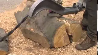 How to cut and split a trunk in a few seconds - SocializeME