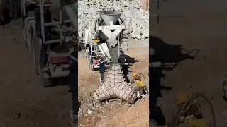 Concrete Armour Units -Tetrapods Making -concrete tetrapods 