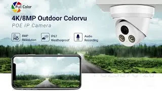 PG2387C ColorVu Network Camera | Outdoor Full Color Security Camera | Hikvision & ONVIF Compatible