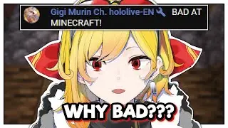 Kaela ask Gigi how good she is at playing Minecraft! [NO PRESSURE]