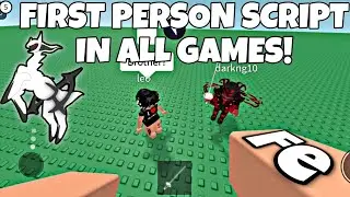 FIRST PERSON SCRIPT IN ALL GAMES! | ARCEUS X • DELTA • FLUXUS • HYDROGEN!