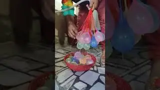 Multi colour magic water balloon  #molisingh1986 #holi #holi2024 #shortvideo #shorts #short