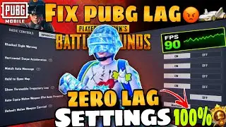 PUBG Mobile 4.4 Lag Fix🔥Smooth 90 FPS Gameplay Settings