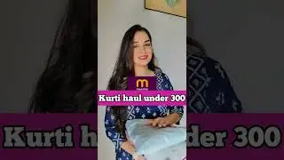 Meesho Short kurti haul under 300 😍😍 #shorts #shortkurti #kurtihaul #viralvideo