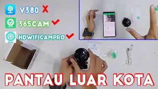UNBOXING & REVIEW Kamera cctv wireles mini bisa memantau jarak jauh luar kota dan beda jaringan
