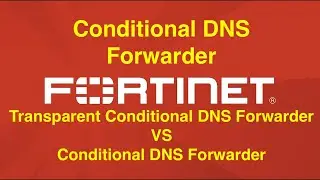 [Fortigate] Conditional DNS Forwarder . Compare with Transparent conditional DNS Forwarder