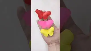 SUPER EASY PAPER BUTTERFLY 🦋🦋 #origami #shorts #paperbutterfly