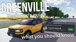 A Beginner's Guide to Playing Greenville Pt. 2 | Greenville Roblox