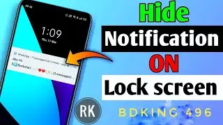 lock screen notification hide || sms hide kaise kare