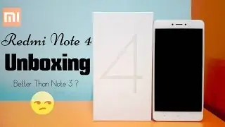 Xiaomi Redmi Note 4 - Unboxing & Hands On! (3GB RAM/Gold) !!!