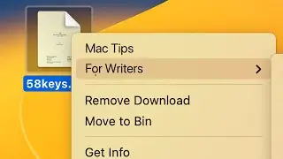 More Mac tips for Writers