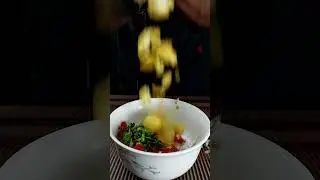 Leftover Ball Snack | Cheese Ball Salad #asmr #shorts
