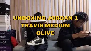 UNBOXING JORDAN 1 TRAVIS MEDIUM OLIVE + BUY NOW PAY LATER AVAILABLE IN STORE