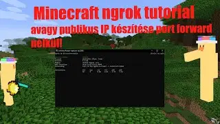 Publikus IP Készítése Minecraft szerverhez | Ngrok szerver tutorial