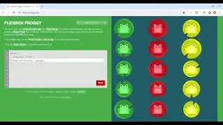 Flex Box Froggy all levels (1-24) Solved