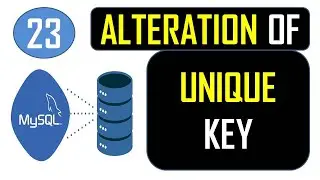How to alter unique key constraint in mysql in Hindi | Alteration of unique key constraint in Hindi