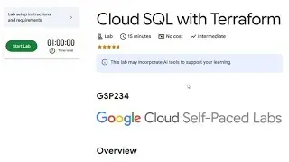 Cloud SQL with terraform