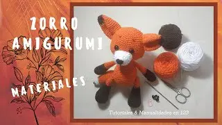 ZORRO AMIGURUMI MATERIALES 🦊