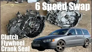 Volvo V70 2.4 D5 - 5 to 6 Speed Gearbox Conversion, Crank Seal, Clutch & Flywheel