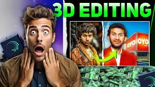 3D Video Editing Like Thinketh | Learn 3D Editing On Mobile Like Pro 🔥