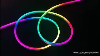 LEDLightingHut 6mm Wide Skinny Digital RGB Silicone LED Neon Light