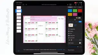 How to Edit Digital Planner Stickers & Weekly Spreads in Keynote (iPad & MAC computer)