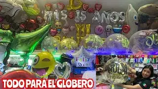 TE ENSEÑO LA TIENDA MÁS SURTIDA DE GLOBOS ENCUENTRAS TODO PARA EL GLOBERO LO MÁS BARATO DE MÉXICO