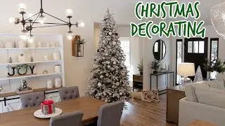 CHRISTMAS DECORATE WITH ME | NEW TREE, HOT COCOA STATION + CHRISTMAS DECOR HAUL & HOME UPDATES