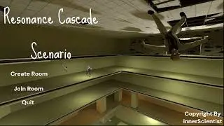 Resonance Cascade Scenario main menu