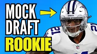 Dynasty Superflex Rookie Mock Draft (Mel Kiper Cooked!)
