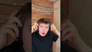When your headphones disconnect 💀.     ​⁠