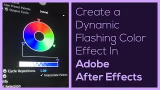 Flashing Color Effect In After Effects