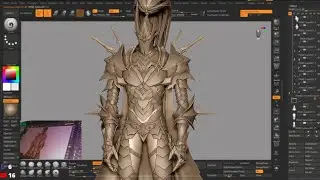 Solo Leveling: Igris character sculpting in zbrush PART-12 leg armor and cleanup done