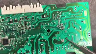 Bosch washing machine not heating water | How to test the circuit to the processor?