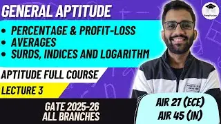 Percentage & Profit - Loss || Averages || Surds, Indices & Logarithm || PrepFusion