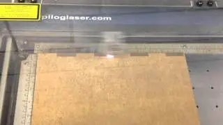 Laser Engraver in action
