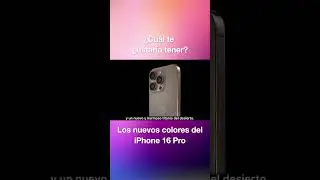 Los colores del iPhone 16 Pro son 🔥🔥🔥 #iphone16pro #appleevent