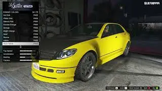 Grand Theft Auto V Benefactor Schafter Modifying and Driving like crazy