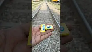 Train Vs 50 50 Bubble Gum #viral #short#shorts#viralvideo #trending #trendingshorts #gujranwalaskill