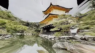 Image to 3D with AI Depth Estimation - Kinkaku-ji (short ver.)