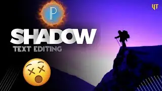 How to edit Shadow Text in pixellab | pixellab text editing | glossy text in pixellab
