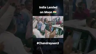 And... We Landed on Moon | Chandrayaan 3 Landed on Moon #chandrayaan3 #isro #chandrayan3 #india