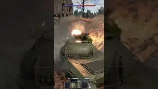 This tank can shoot back with no barrel! 