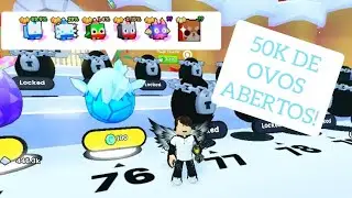 ABRI 50 MIL OVOS NO PET SIMULATOR 99! #roblox #petsimulator99
